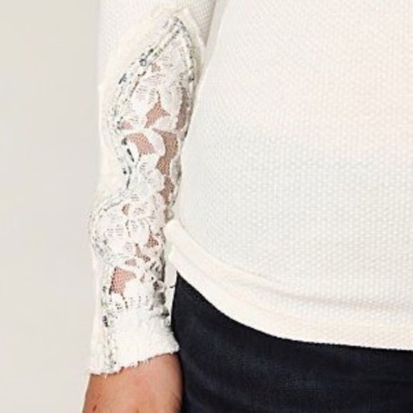 Free People Crafty Cuff Thermal in Cream (Size S) - Picture 2 of 8